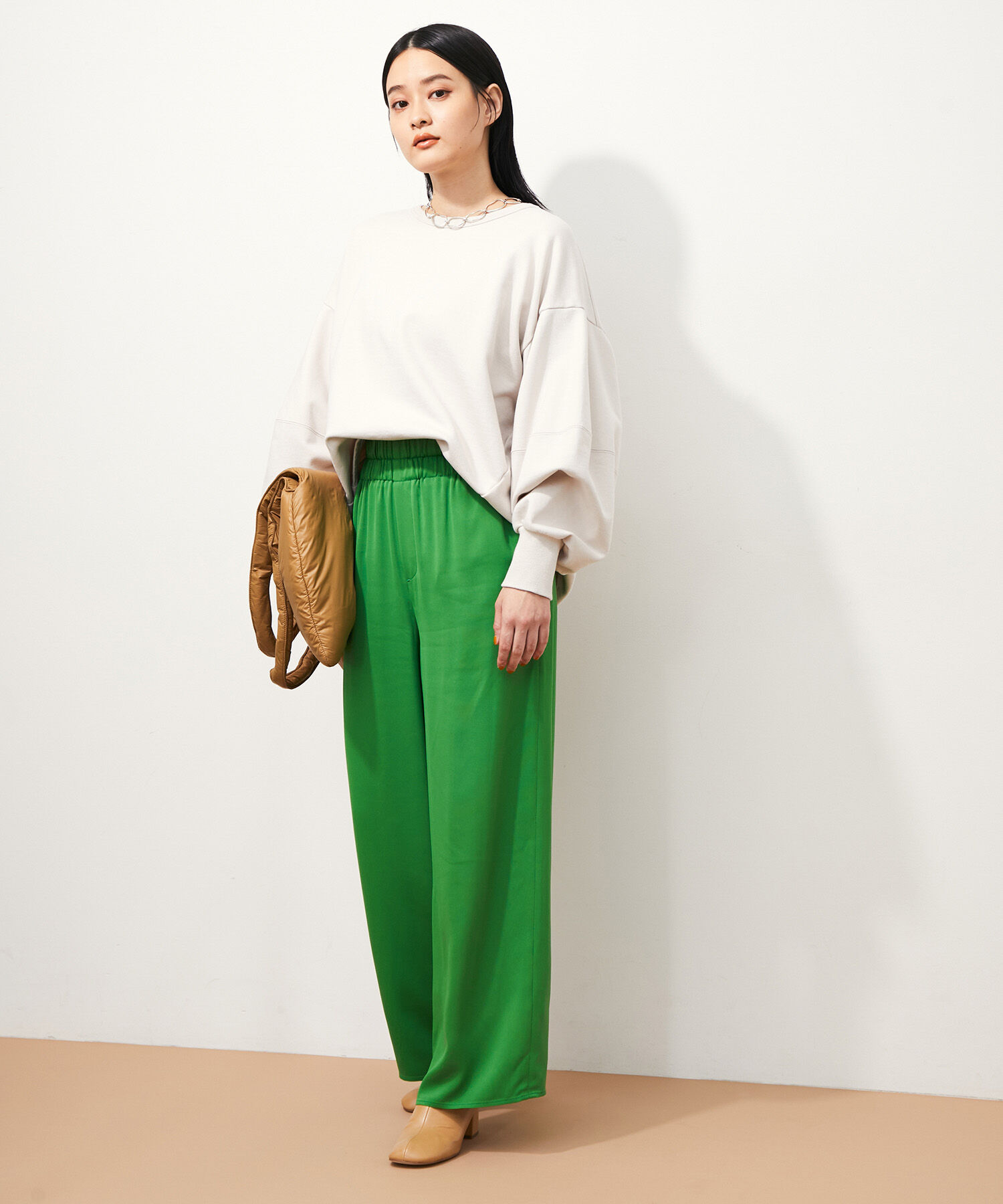 ADAM ET ROPE'「ワイドストレートイージーパンツ」|その他|