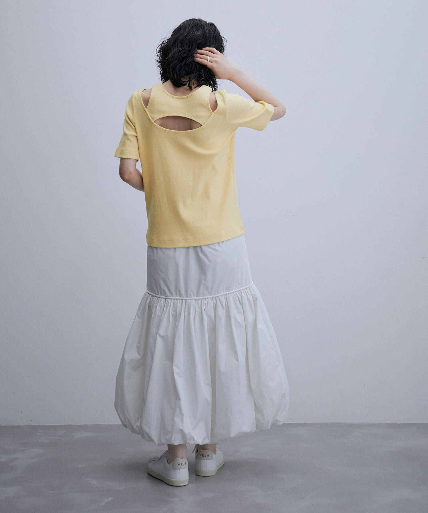 ADAM ET ROPE'「デザインレイヤードプルオーバー」|Tシャツ・カットソー|