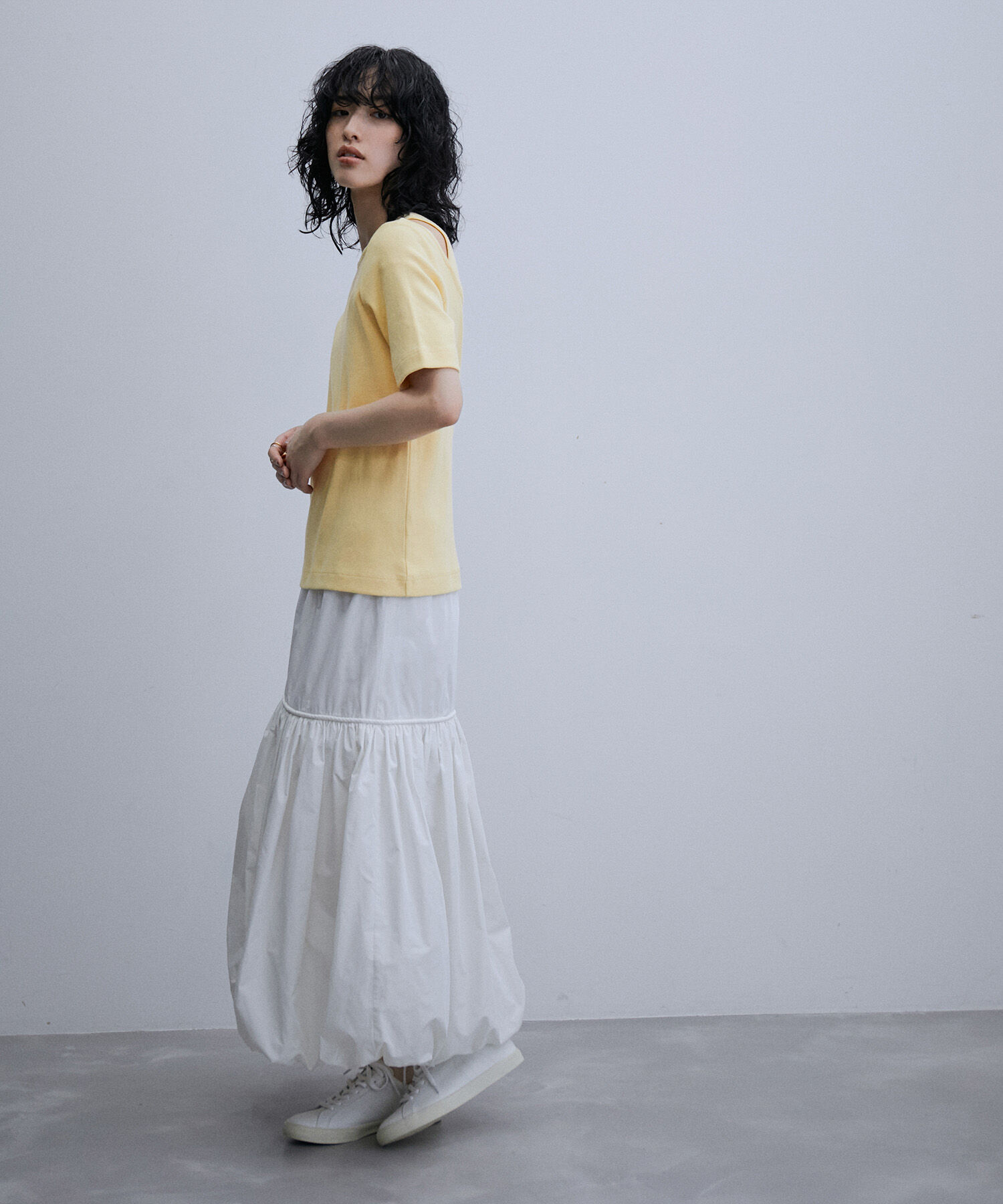 ADAM ET ROPE'「デザインレイヤードプルオーバー」|Tシャツ・カットソー|