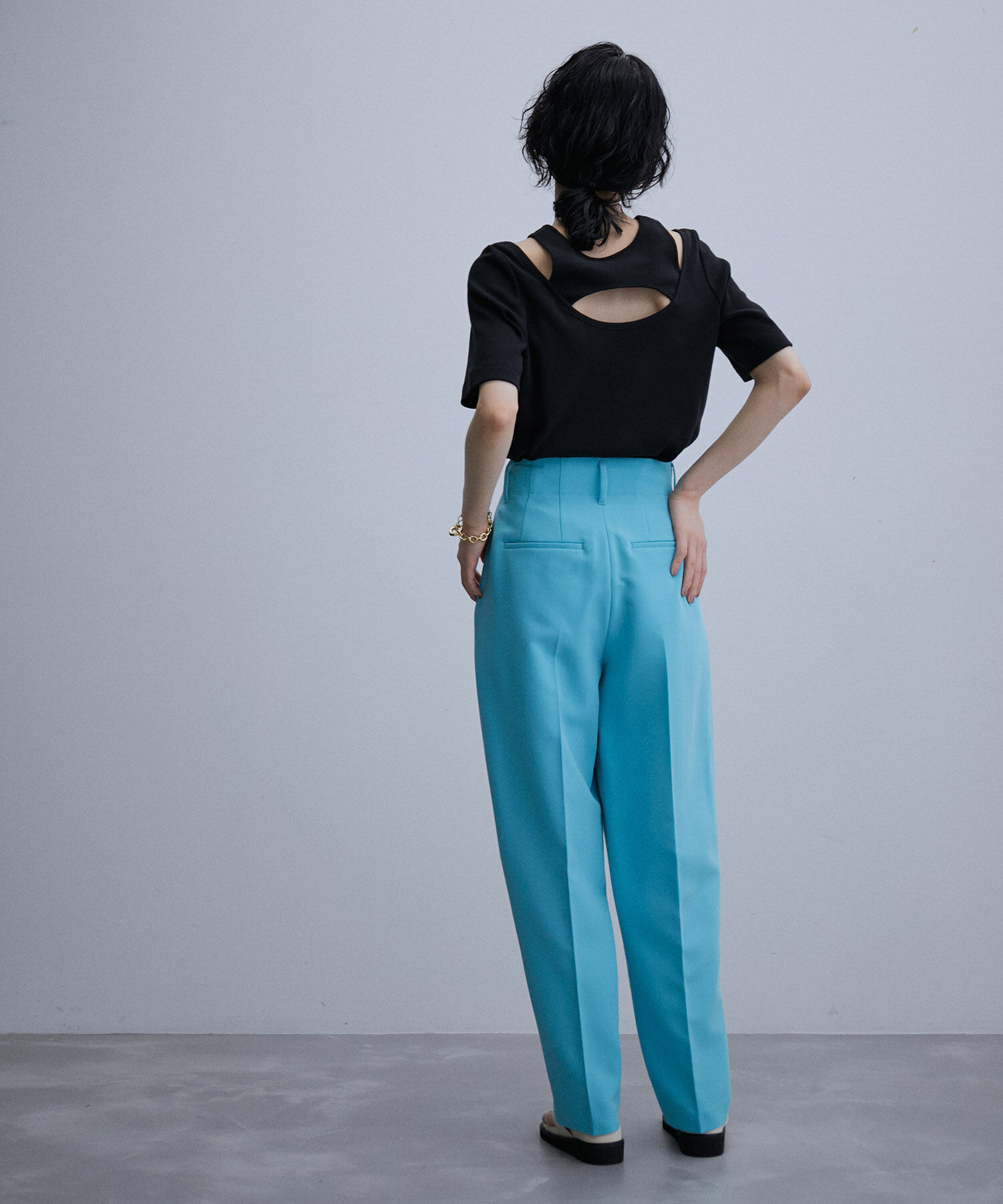 ADAM ET ROPE'「デザインレイヤードプルオーバー」|Tシャツ・カットソー|