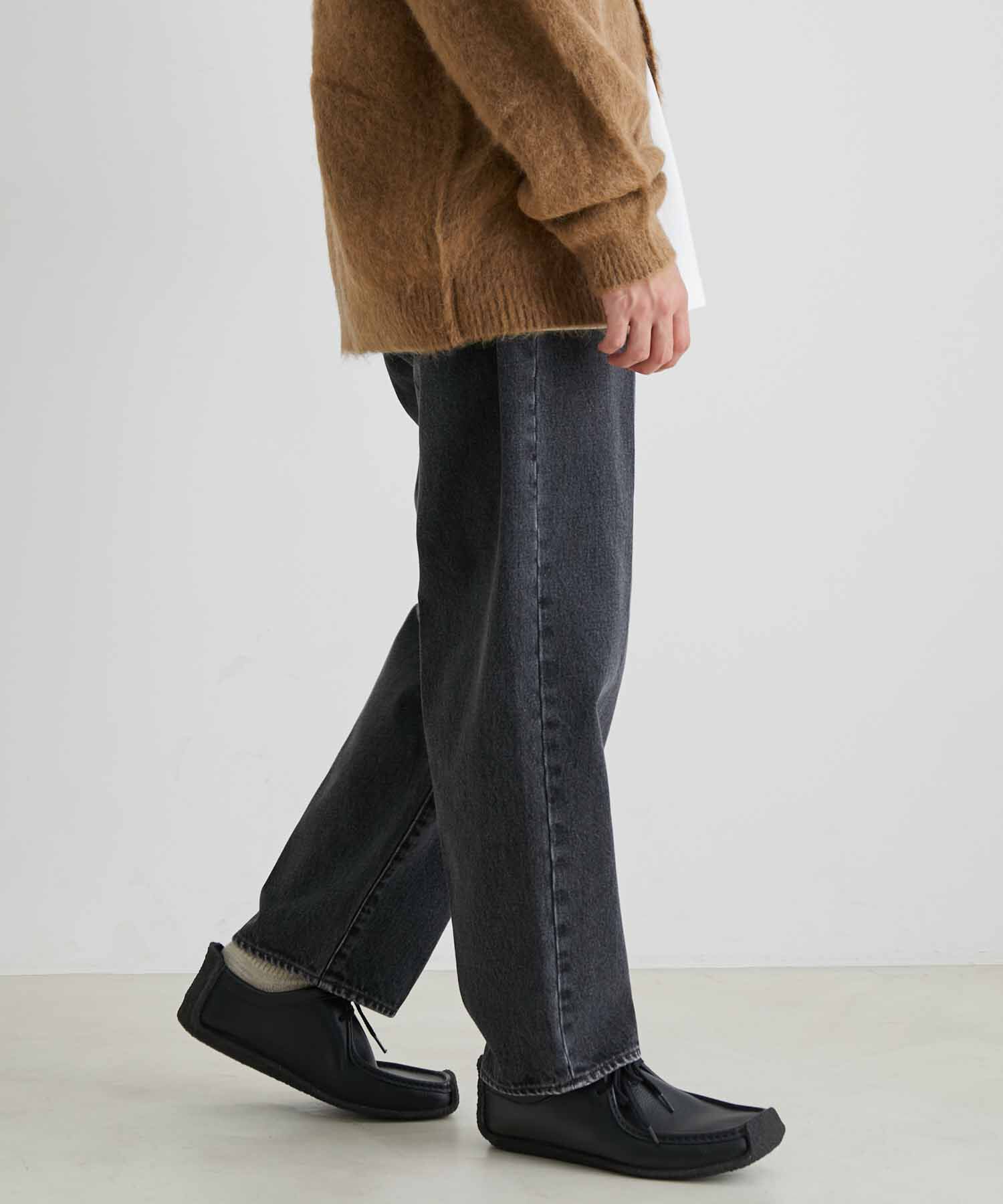 ADAM ET ROPE'「【コットンUSA】バギー クロップド デニムパンツ/サステナブル」|デニム|