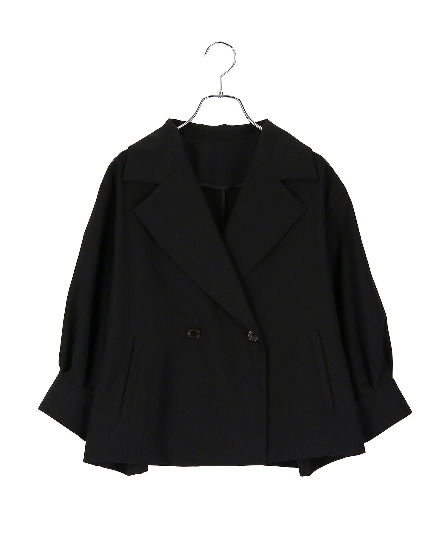 ADAM ET ROPE'「【サステナブル】2WAYシルエットシャツジャケット」|テーラードジャケット|