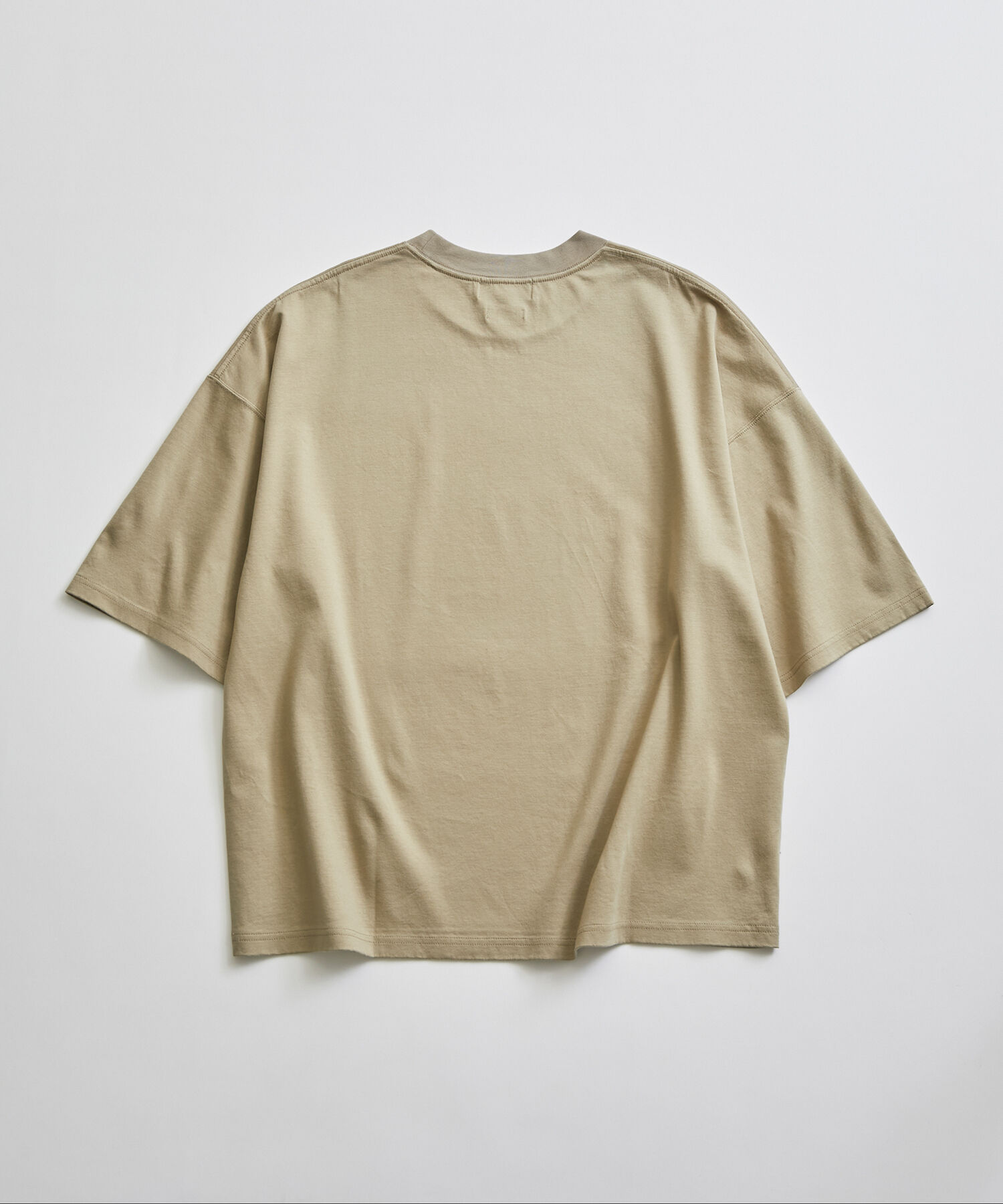 ADAM ET ROPE'「【Albini/アルビニ】オーガニック ポンチ ドロップショルダー ビッグ Tシャツ」|Tシャツ・カットソー|