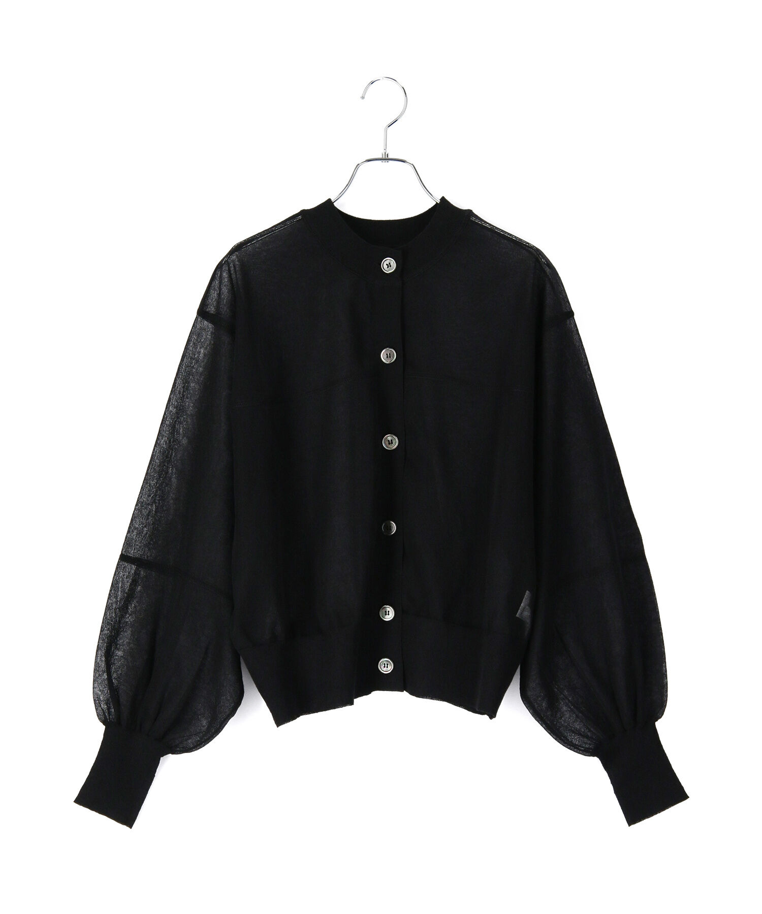 ADAM ET ROPE'「【2WAY】シアーカーディガン」|カーディガン|