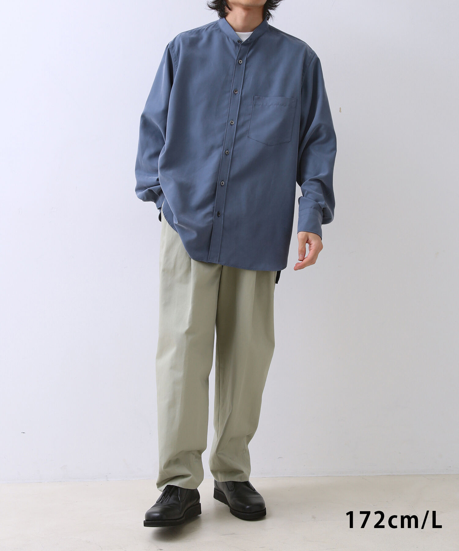 ADAM ET ROPE'「オーガニックコットン ツータック ワイドテーパード ロールアップパンツ / イージーケア / ユニセックス」|その他|