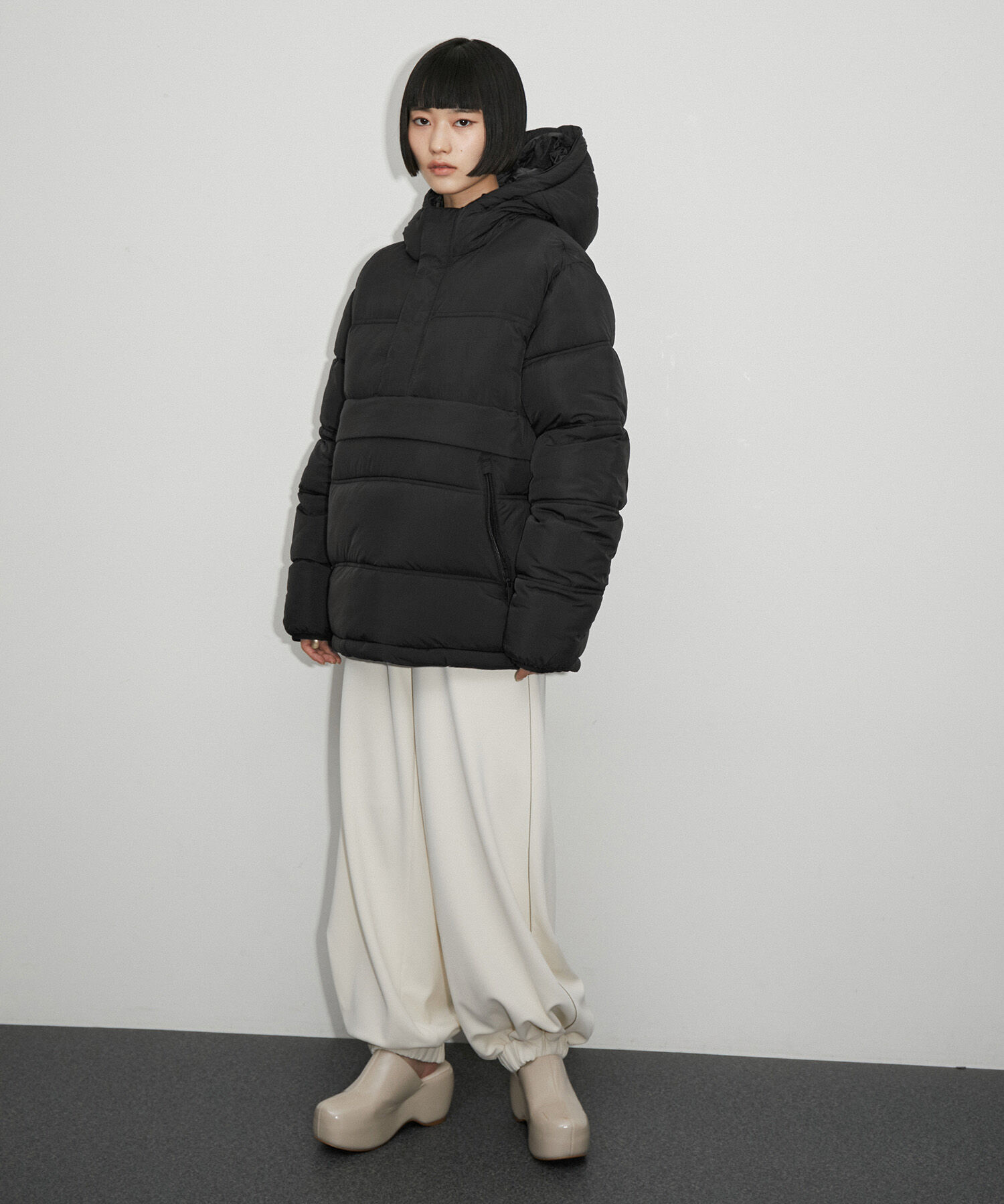 ADAM ET ROPE'「【WEB限定】【THE VERY WARM】ANORAK PUFFER」|ダウン|