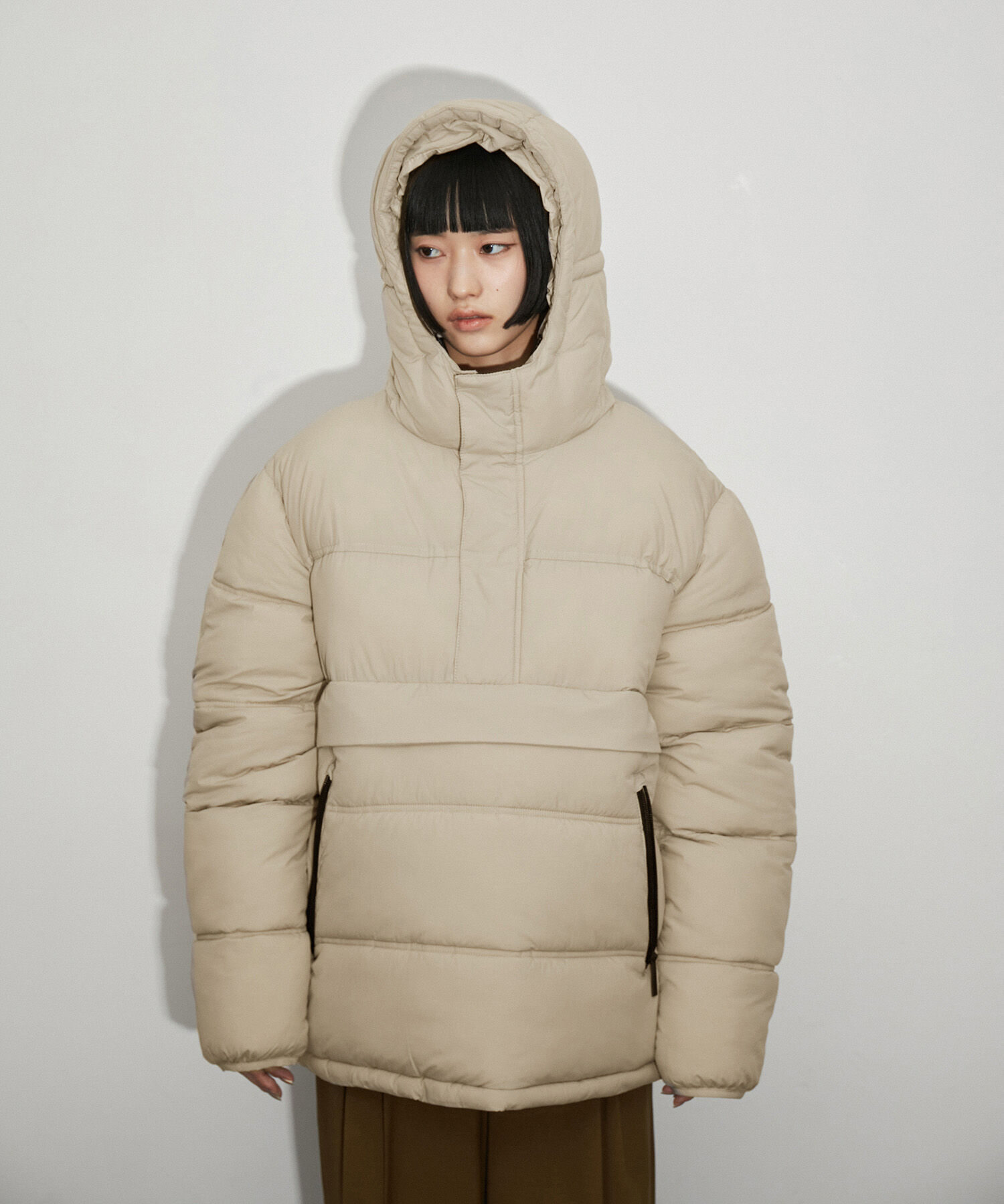 ADAM ET ROPE'「【WEB限定】【THE VERY WARM】ANORAK PUFFER」|ダウン|