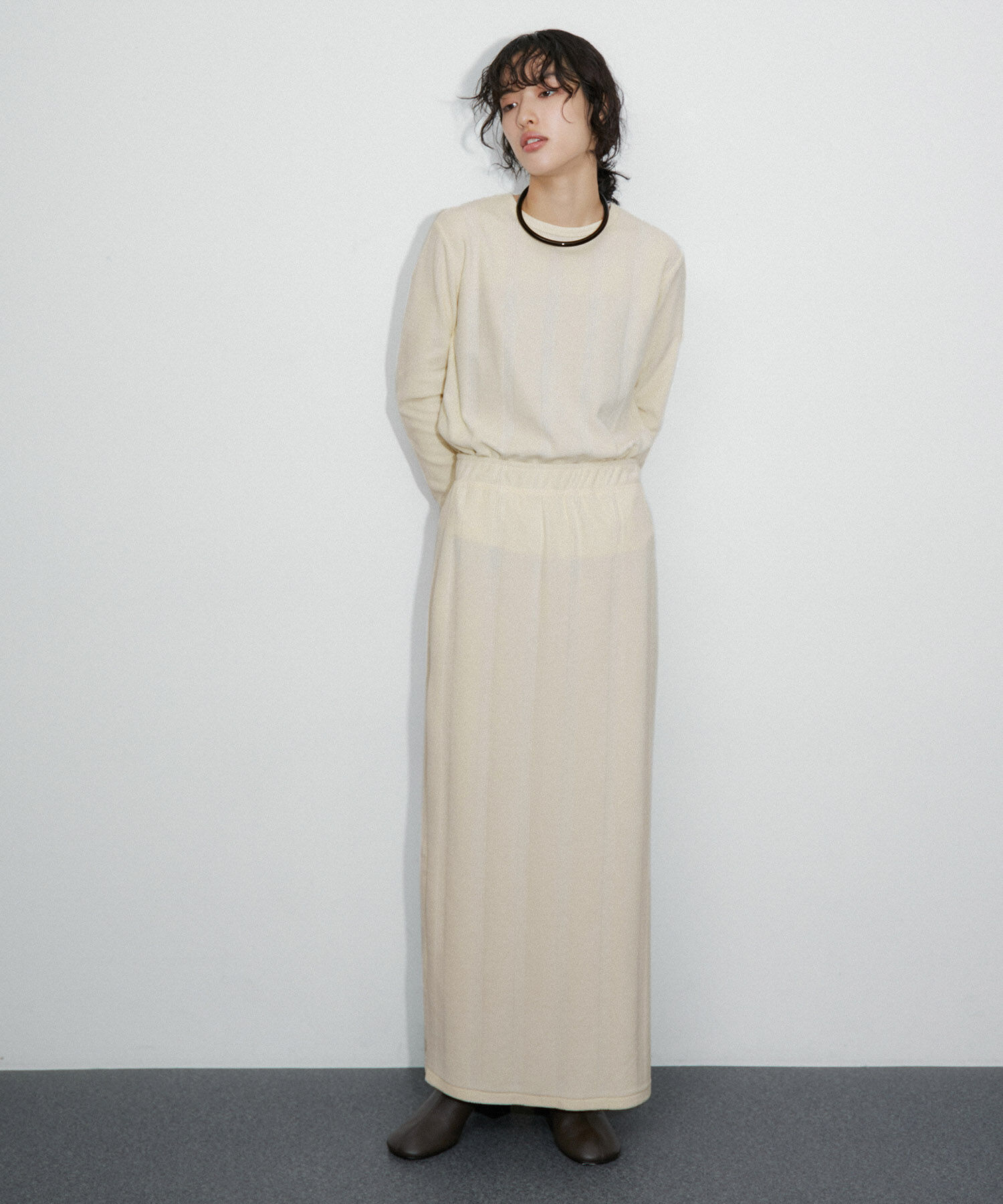ADAM ET ROPE'「【Miller for ADAM ET ROPE'】別注 ベロア SKIRT          」|スカート|