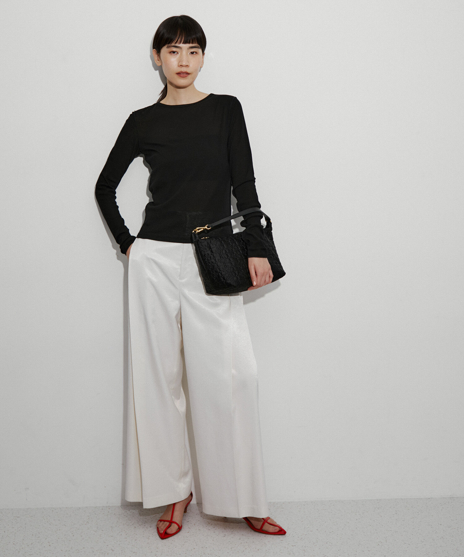 ADAM ET ROPE'「追撚シアーテレコプルオーバー」|Tシャツ・カットソー|