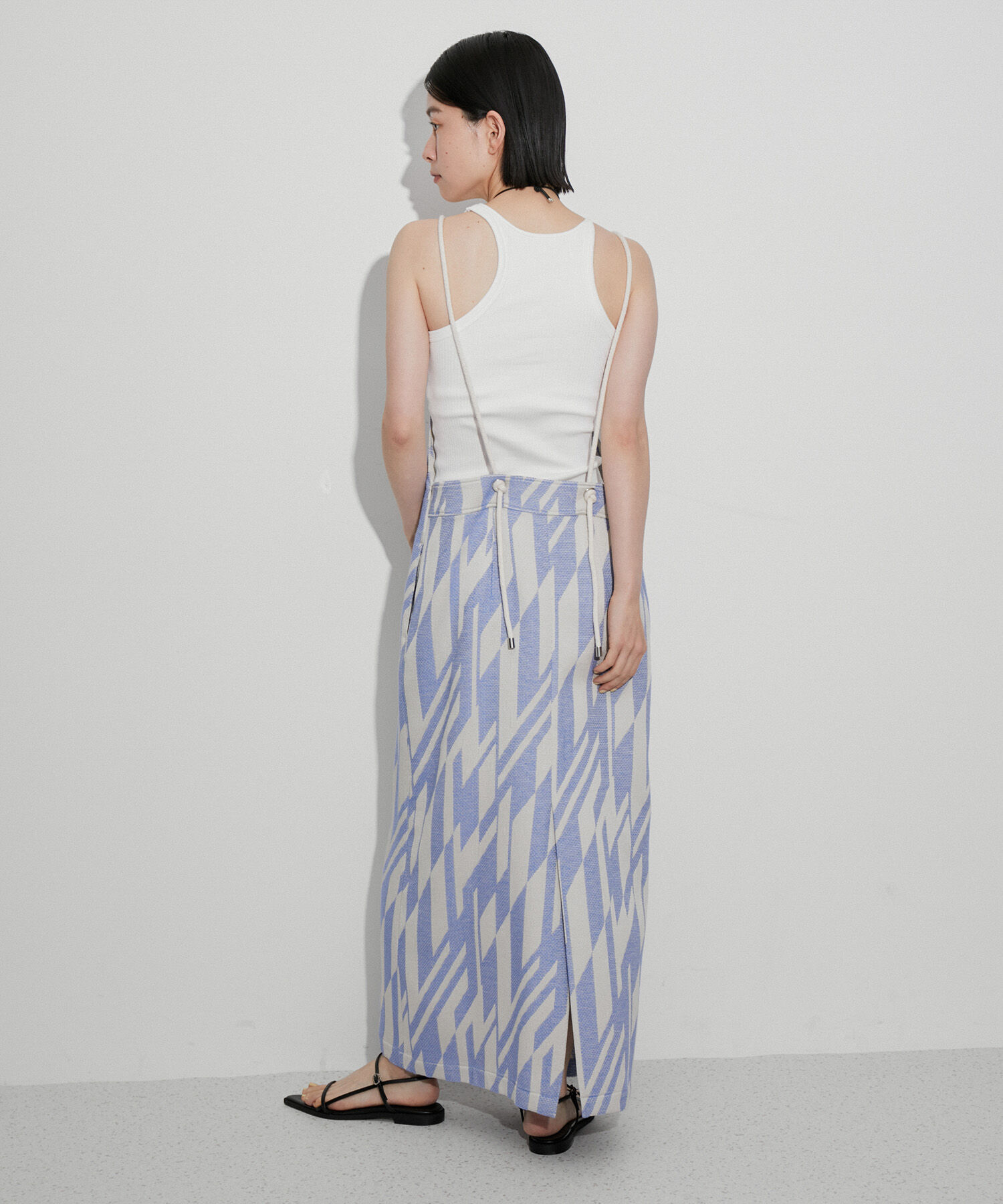 ADAM ET ROPE'「ジャガードキャミワンピース」|ワンピース|