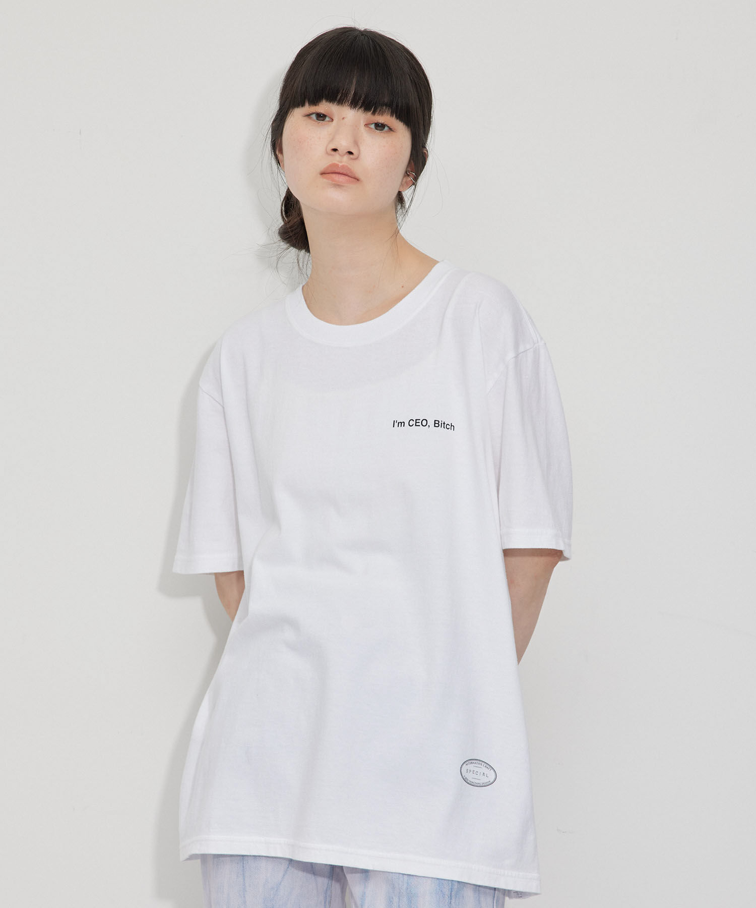 ADAM ET ROPE'「【TANGTANG(タンタン)】ONE POINT」|Tシャツ・カットソー|ホワイト(10)