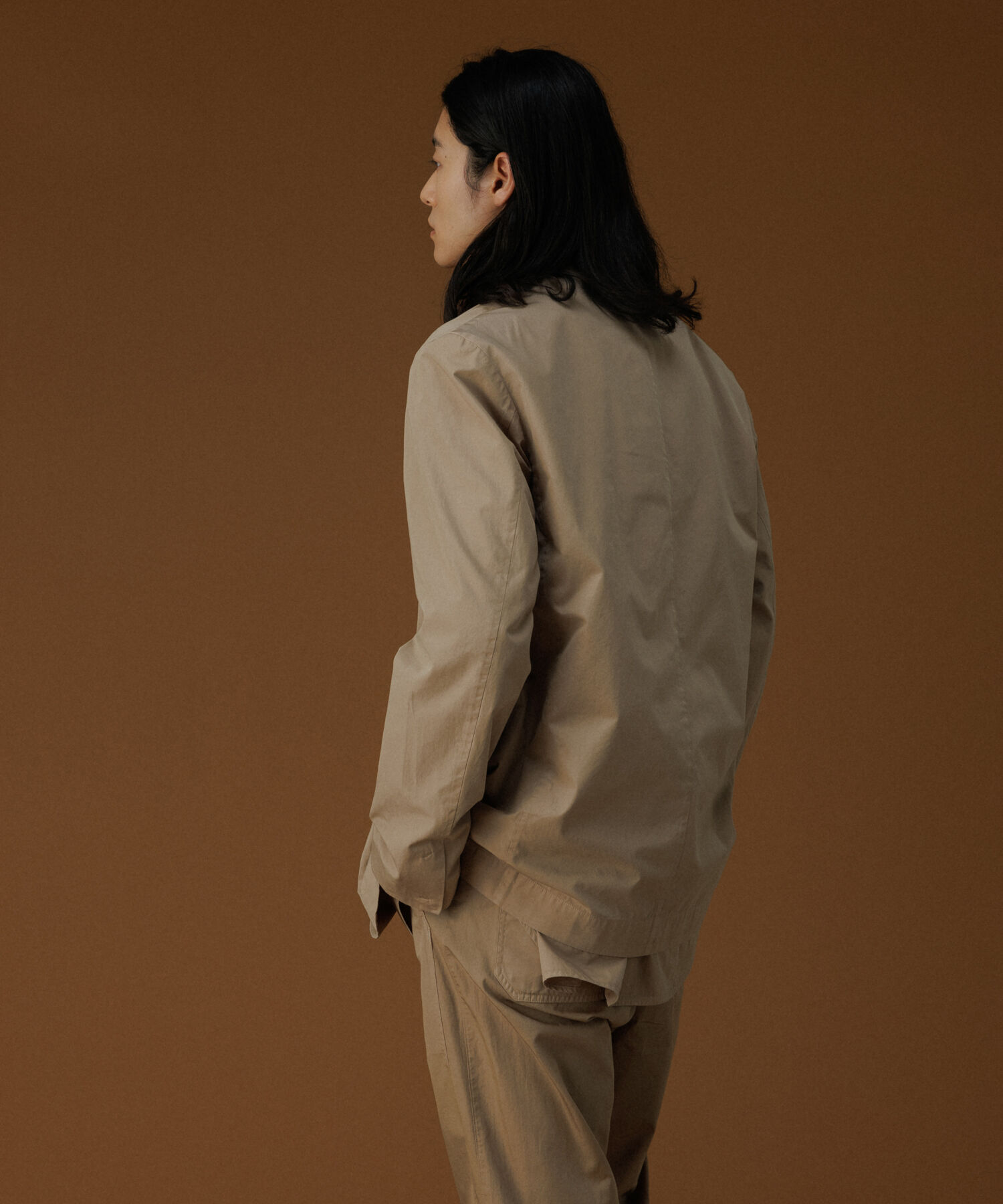 ADAM ET ROPE'「ガーメントダイ 3Bノッチドラペル ボクシー テーラードジャケット / ロングシーズン着用可能」|テーラードジャケット|