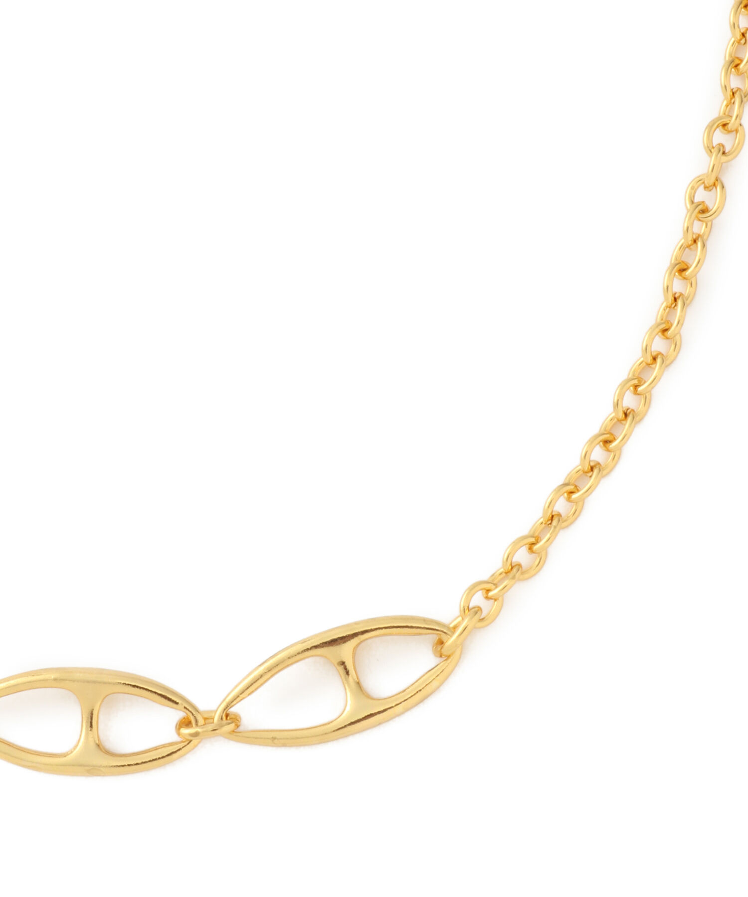 ADAM ET ROPE'「アーモンドチェーンネックレス」|ネックレス|