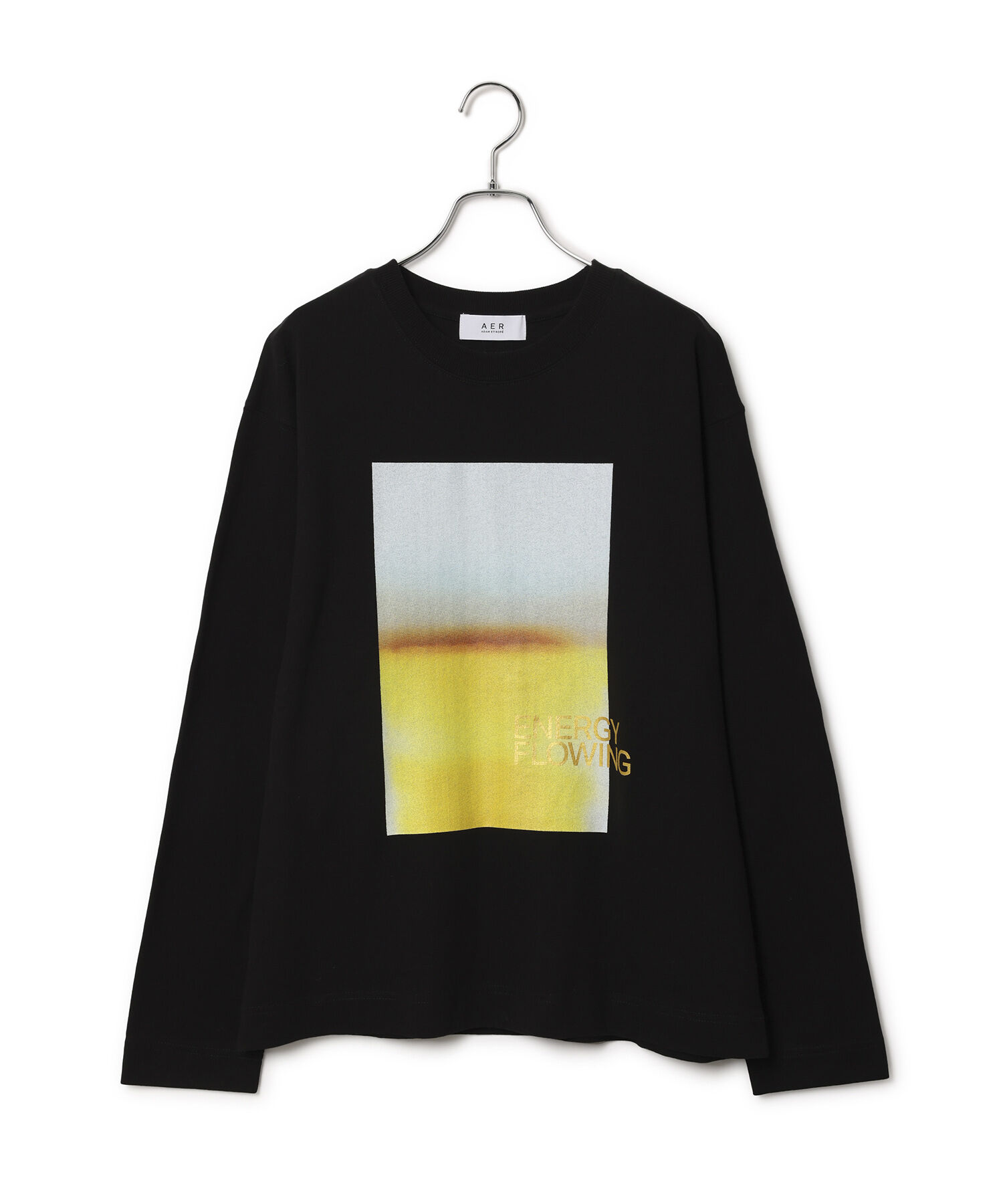 ADAM ET ROPE'「【WEB限定・洗える】RECORDS ロングスリーブTEE」|Tシャツ・カットソー|