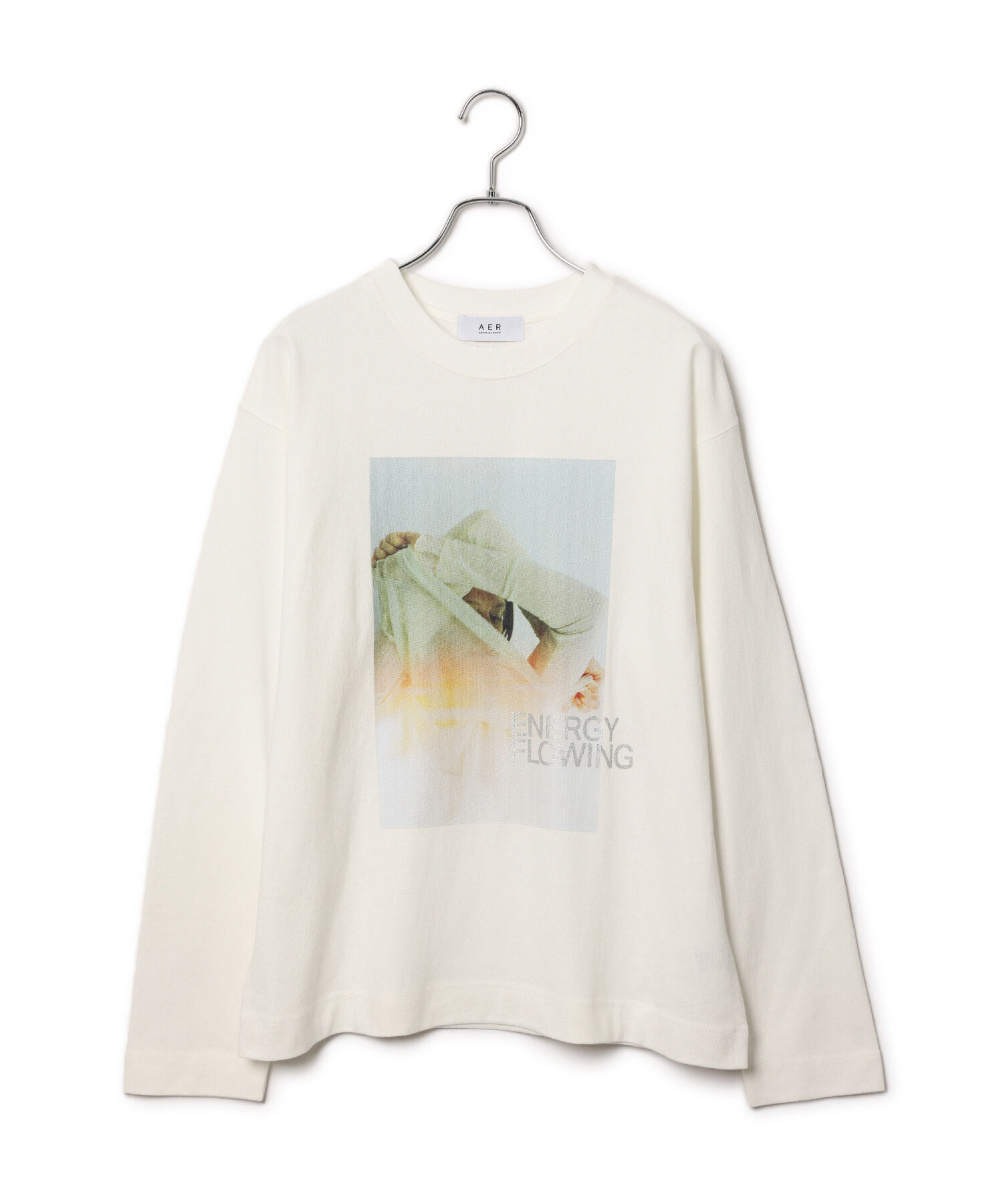 ADAM ET ROPE'「【WEB限定・洗える】RECORDS ロングスリーブTEE」|Tシャツ・カットソー|