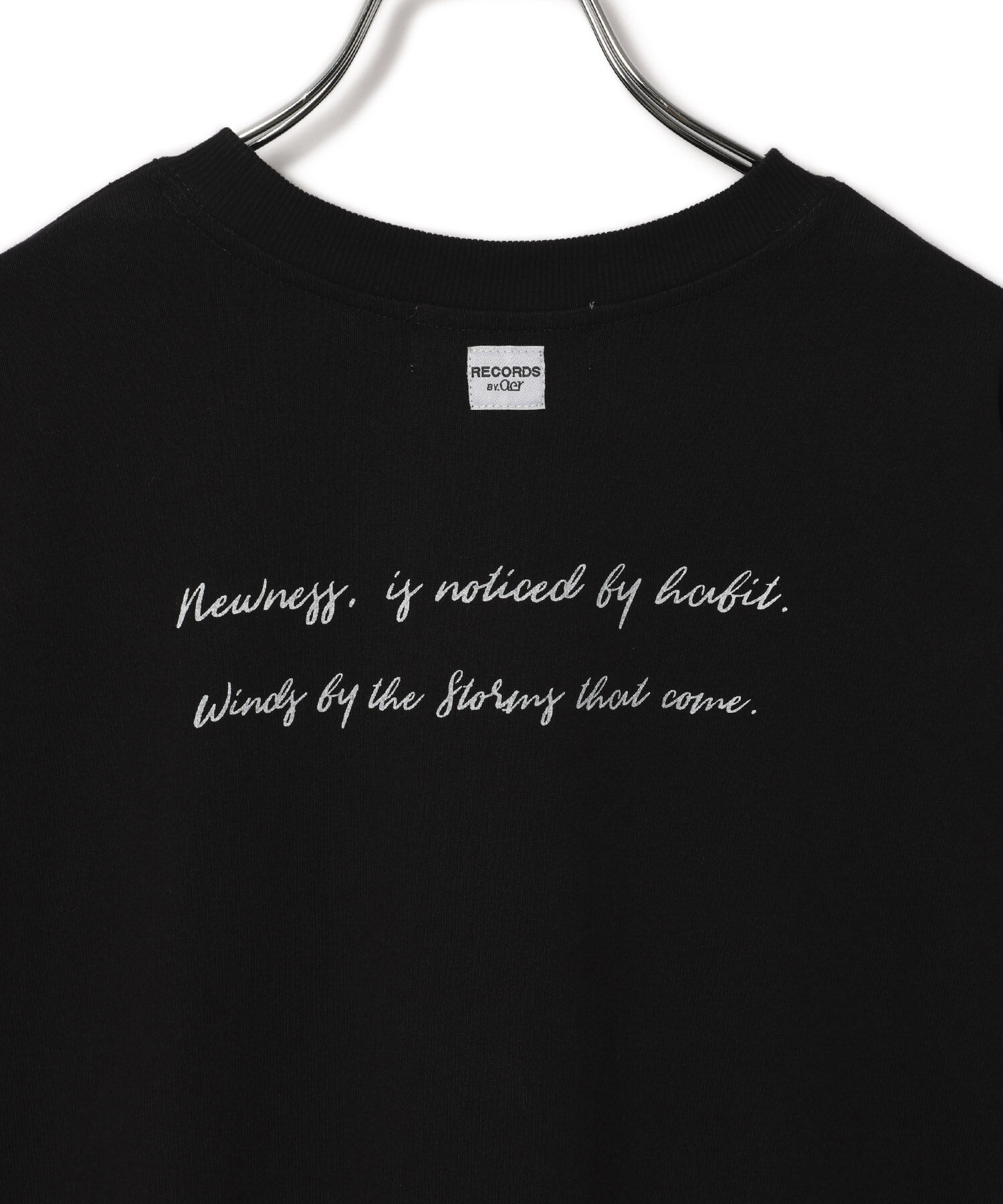 ADAM ET ROPE'「【WEB限定・洗える】RECORDS ロングスリーブTEE」|Tシャツ・カットソー|