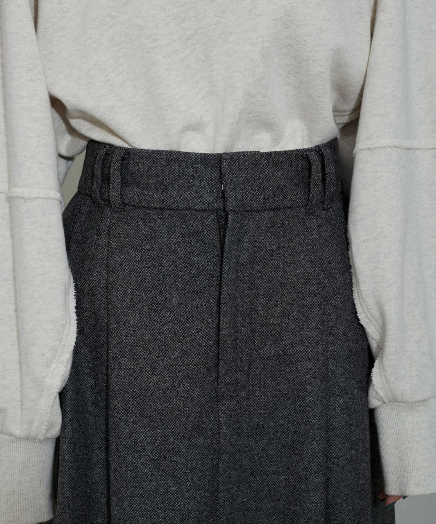 ADAM ET ROPE'「【WEB限定】サイドスリットウォームウールスカート」|スカート|