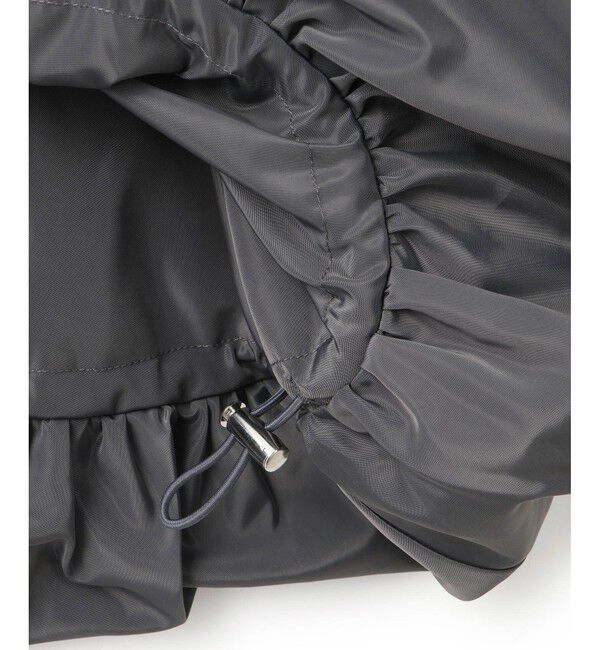 ADAM ET ROPE'「ダンボールタフタペプラムカーディガン」|カーディガン|