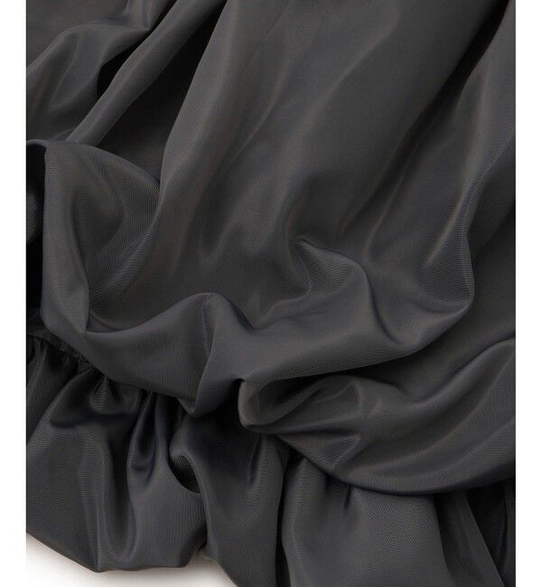 ADAM ET ROPE'「ダンボールタフタペプラムカーディガン」|カーディガン|