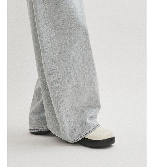 ADAM ET ROPE'「【サステナブル】バックタックワイドデニム」|デニム|