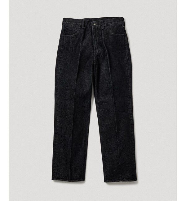 ADAM ET ROPE'「ストレート スラックスデニム / ADAM ET ROPE' JEANS -IMAG-」|デニム|ブラック系(02)