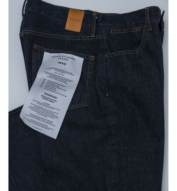 ADAM ET ROPE'「ストレート スラックスデニム / ADAM ET ROPE' JEANS -IMAG-」|デニム|ネイビー(40)