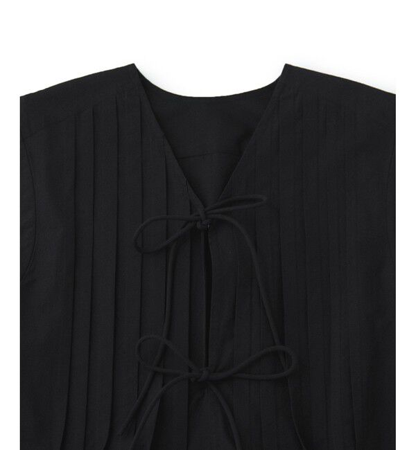 ADAM ET ROPE'「【サステナブル】タックフレアジレブラウス」|シャツ・ブラウス|