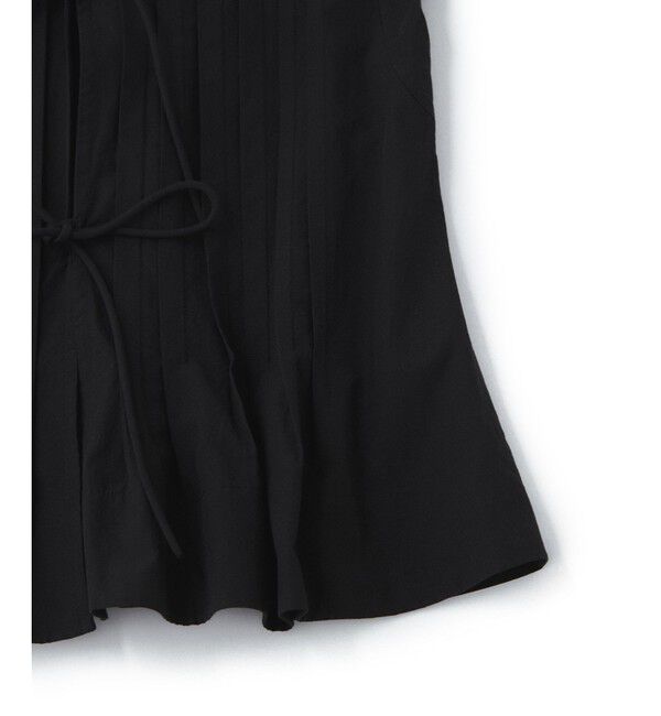 ADAM ET ROPE'「【サステナブル】タックフレアジレブラウス」|シャツ・ブラウス|