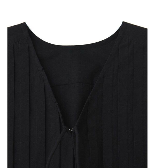 ADAM ET ROPE'「【サステナブル】タックフレアジレブラウス」|シャツ・ブラウス|