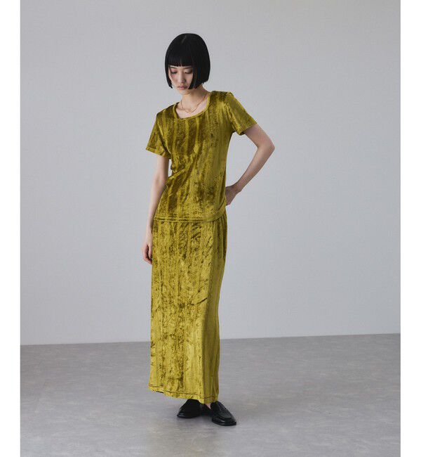 ADAM ET ROPE'「【Miller for ADAM ET ROPE'】別注 ベロアSkirt	」|スカート|