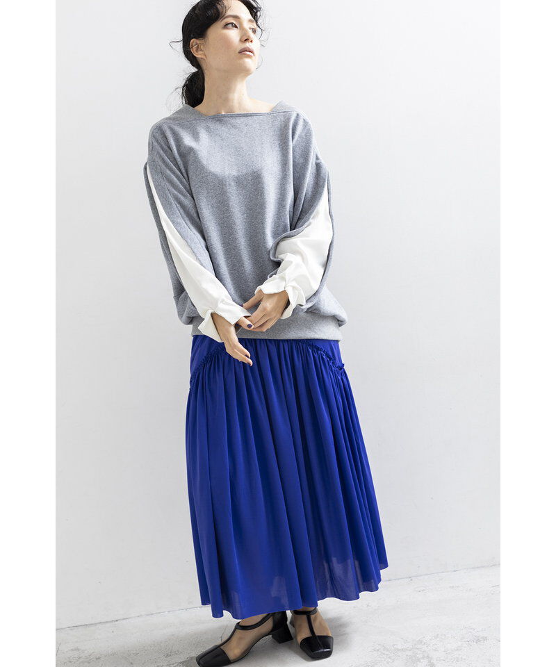  「切替スリーブドルマンプルオーバー」|Tシャツ・カットソー|