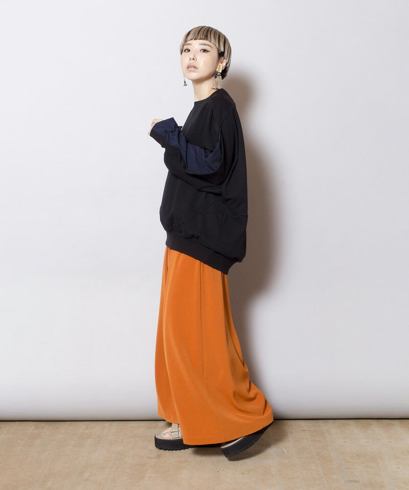  「切替スリーブドルマンプルオーバー」|Tシャツ・カットソー|