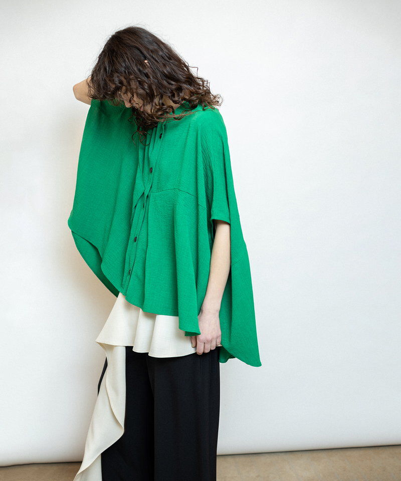  「タックワイドビッグブラウス」|シャツ・ブラウス|
