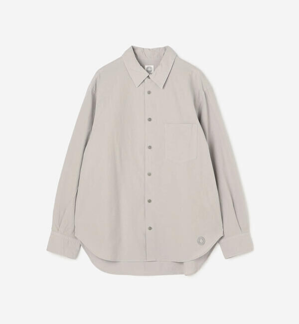 ORCIVAL「ORCIVAL | ガーメントダイ レギュラーカラーシャツ WOMEN」|シャツ・ブラウス|LTGREY