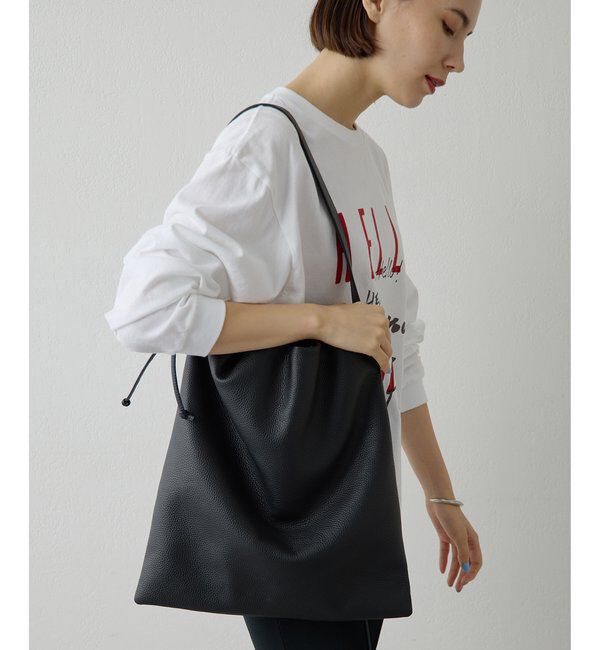 Hoaw.「【Hoaw.】ギャザーショルダーバッグ」|トートバッグ|