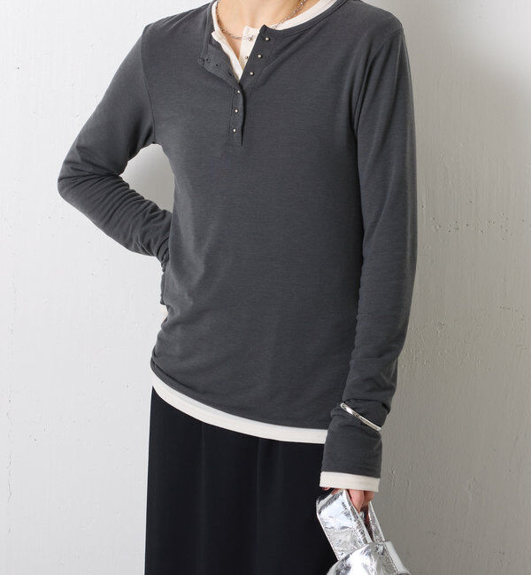  「ヘンリーネックロンT」|Tシャツ・カットソー|