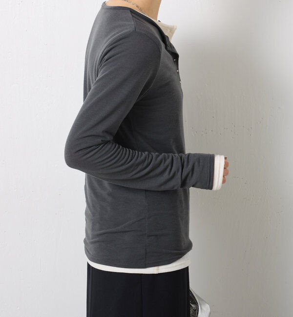  「ヘンリーネックロンT」|Tシャツ・カットソー|