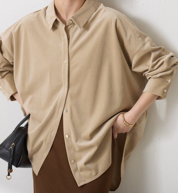  「メタルボタンコーデュロイシャツ」|シャツ・ブラウス|