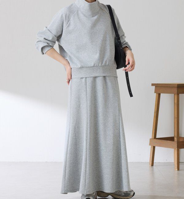  「【楽チン/着回し自在◎】アシメハーフジップセットアップ」|ワンピース|