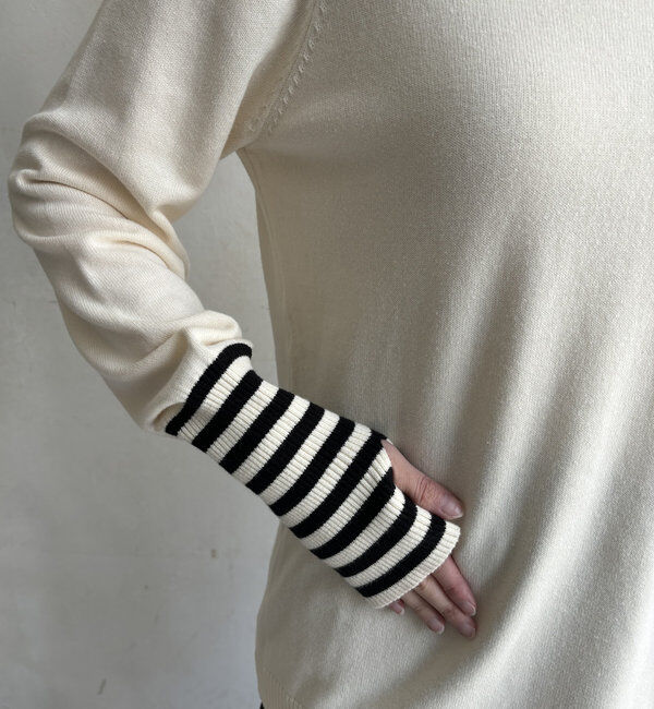  「【WEB限定】フィンガーボーダープルオーバー」|ニット・セーター|