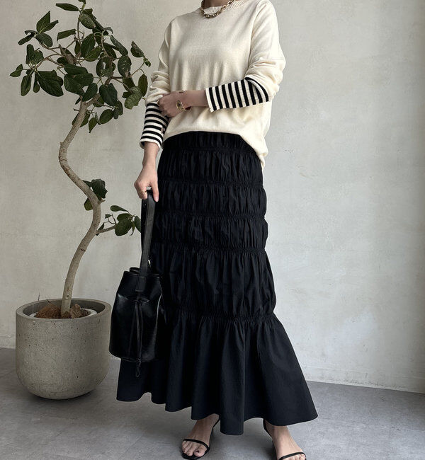  「【WEB限定】フィンガーボーダープルオーバー」|ニット・セーター|