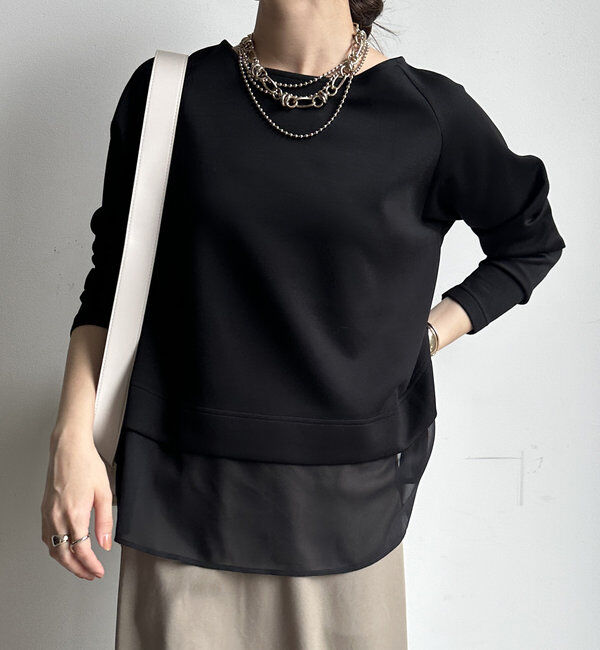  「【WEB限定】ボンディングドッキングトップス」|Tシャツ・カットソー|