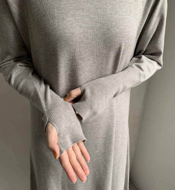  「【WEB限定】起毛加工ショートカーディガン＋タートルワンピースセット」|スーツ|