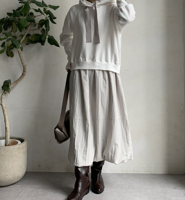  「【WEB限定】フーディードッキングワンピース」|ワンピース|