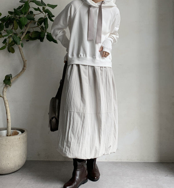  「【WEB限定】フーディードッキングワンピース」|ワンピース|