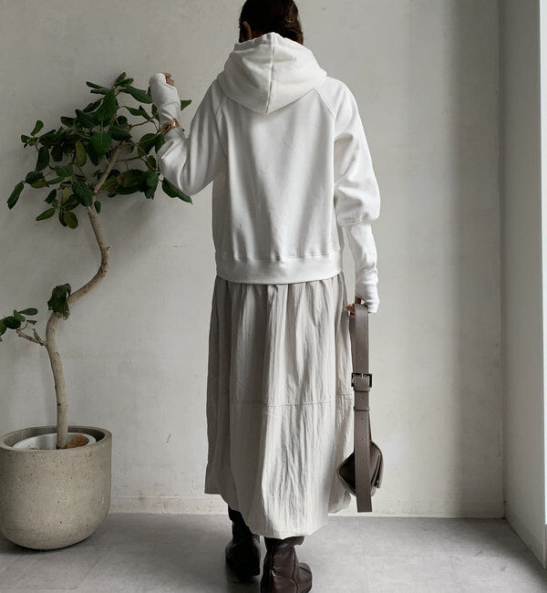  「【WEB限定】フーディードッキングワンピース」|ワンピース|