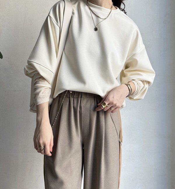  「【WEB限定】ダンボールランタンスリーブプルオーバー」|Tシャツ・カットソー|