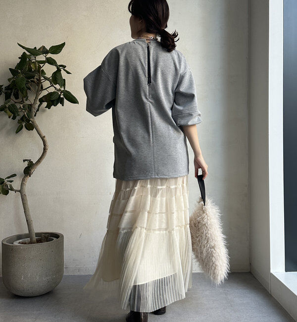  「【WEB限定】ダンボールランタンスリーブプルオーバー」|Tシャツ・カットソー|