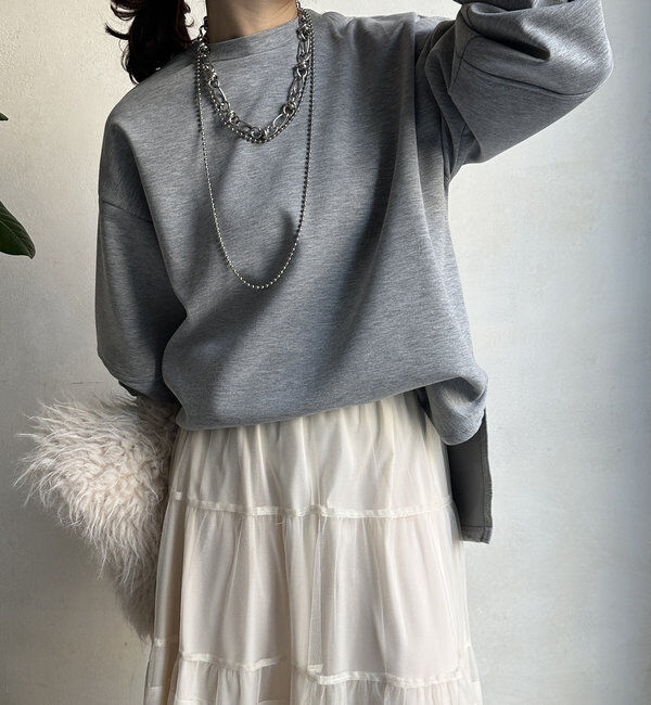  「【WEB限定】ダンボールランタンスリーブプルオーバー」|Tシャツ・カットソー|