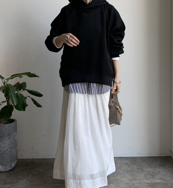  「【WEB限定】バックジップジャジーパーカー」|Tシャツ・カットソー|